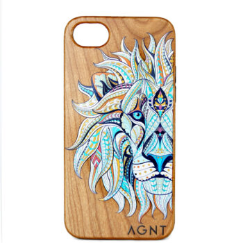 Lion - Colour Wood - iPhone SE