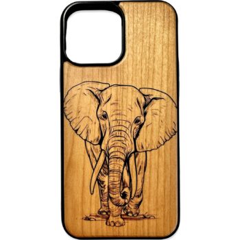 Elephant - Wooden - iPhone 15